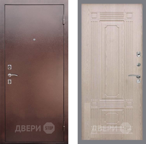Входная металлическая Дверь Рекс (REX) 1 FL-2 Беленый дуб в Клине