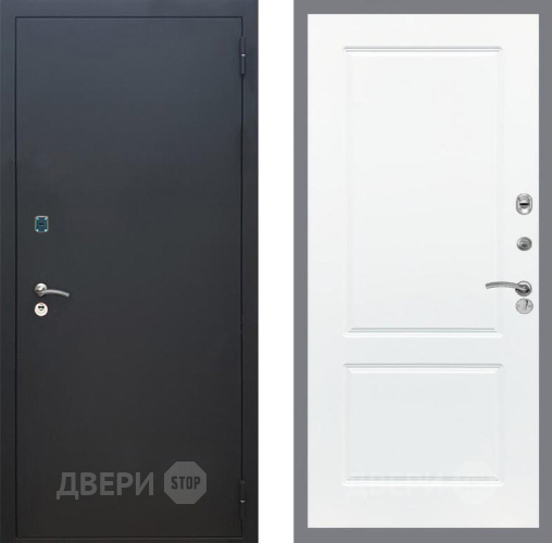 Дверь Рекс (REX) 1A Черный Муар FL-117 Силк Сноу в Клине