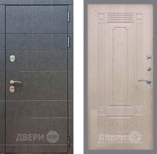 Входная металлическая Дверь Рекс (REX) 21 FL-2 Беленый дуб в Клине