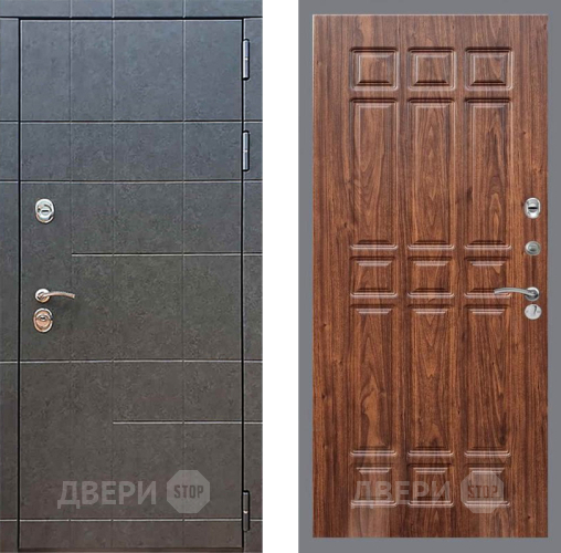 Дверь Рекс (REX) 21 FL-33 орех тисненый в Клине
