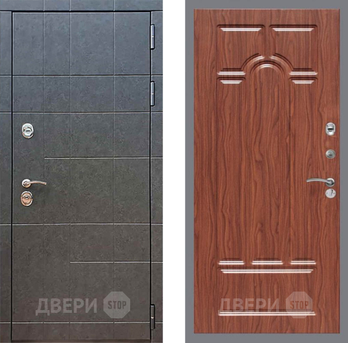Дверь Рекс (REX) 21 FL-58 орех тисненый в Клине