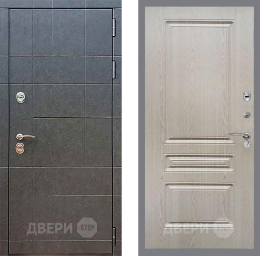 Входная металлическая Дверь Рекс (REX) 21 FL-243 Беленый дуб в Клине