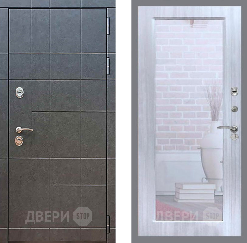 Дверь Рекс (REX) 21 Зеркало Пастораль Сандал белый в Клине