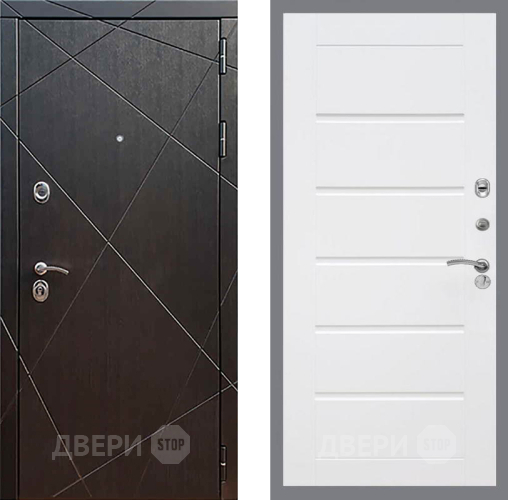 Дверь Рекс (REX) 13 Венге Сити Белый ясень в Клине