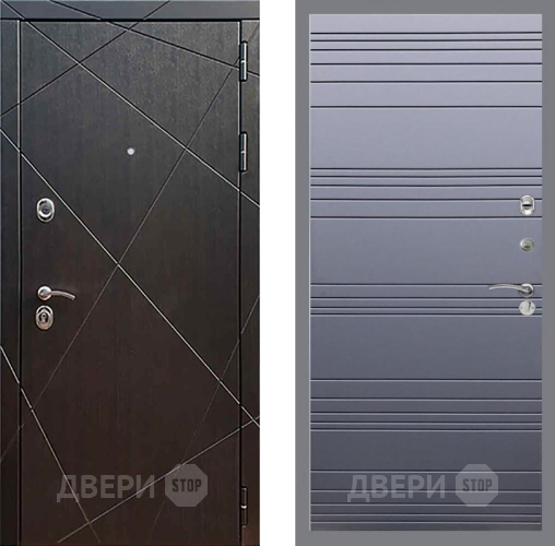 Дверь Рекс (REX) 13 Венге Line Силк титан в Клине