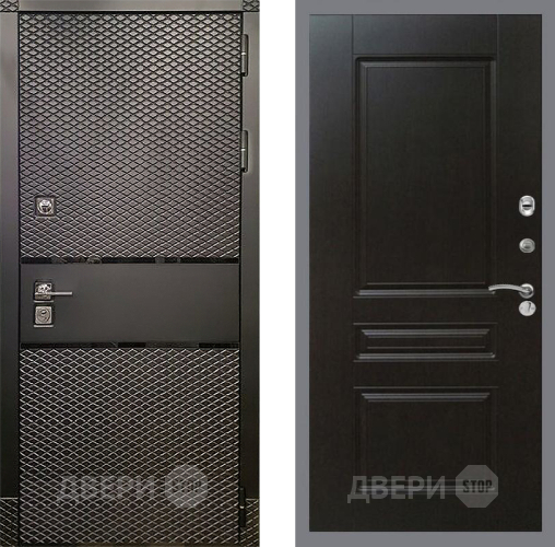 Дверь Рекс (REX) 15 Черный Кварц FL-243 Венге в Клине