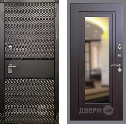 Дверь Рекс (REX) 15 Черный Кварц FLZ-120 Венге в Клине