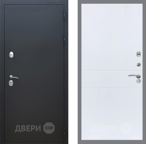 Дверь Рекс (REX) 5 Черный Муар FL-290 Силк Сноу в Клине