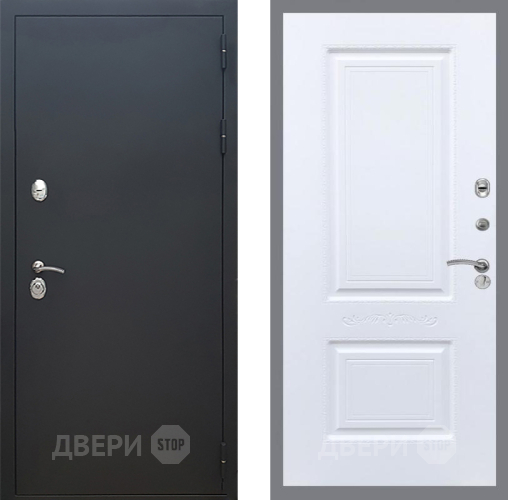 Дверь Рекс (REX) 5 Черный Муар Смальта Силк Сноу в Клине