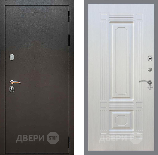 Дверь Рекс (REX) 5 Серебро Антик FL-2 Лиственница беж в Клине