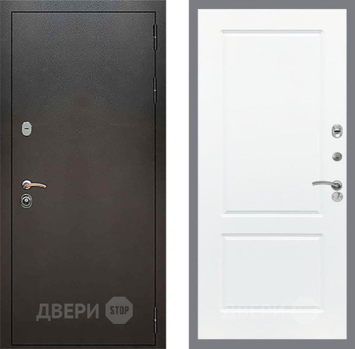 Дверь Рекс (REX) 5 Серебро Антик FL-117 Силк Сноу в Клине