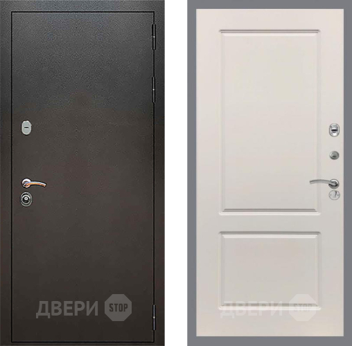 Входная металлическая Дверь Рекс (REX) 5 Серебро Антик FL-117 Шампань в Клине