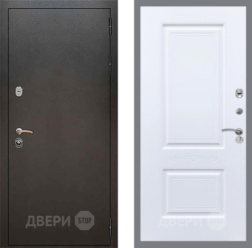 Дверь Рекс (REX) 5 Серебро Антик Смальта Силк Сноу в Клине