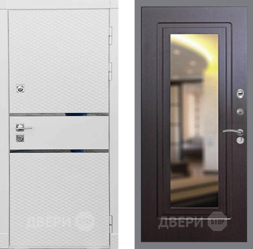 Входная металлическая Дверь Рекс (REX) 15 Силк Сноу FLZ-120 Венге в Клине