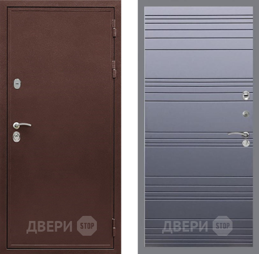 Дверь Рекс (REX) 5А Line Силк титан в Клине