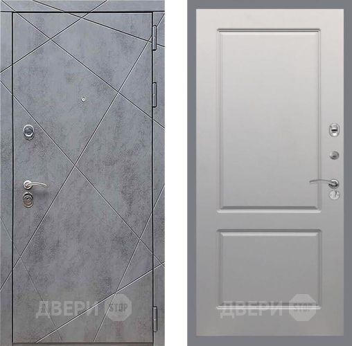 Входная металлическая Дверь Рекс (REX) 13 Бетон Темный FL-117 Грей софт в Клине