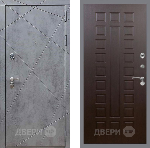 Входная металлическая Дверь Рекс (REX) 13 Бетон Темный FL-183 Венге в Клине