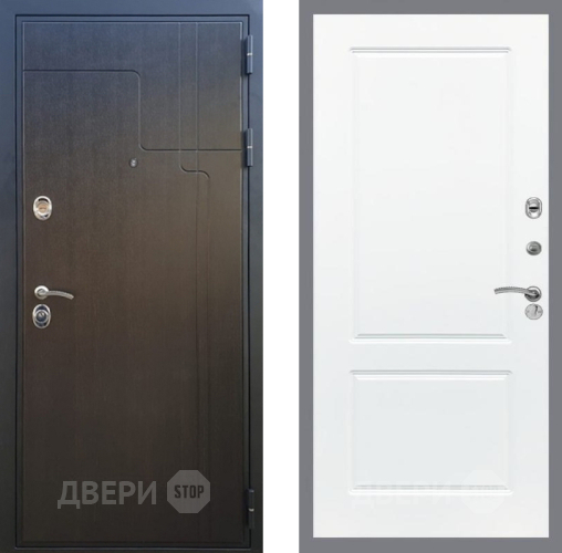 Входная металлическая Дверь Рекс (REX) Премиум-246 FL-117 Силк Сноу в Клине