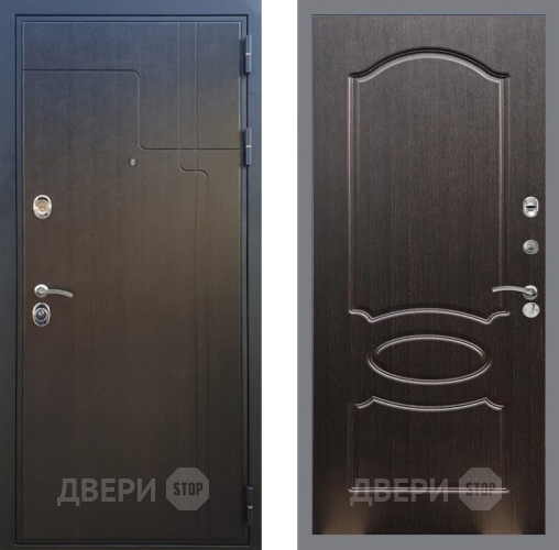 Входная металлическая Дверь Рекс (REX) Премиум-246 FL-128 Венге светлый в Клине