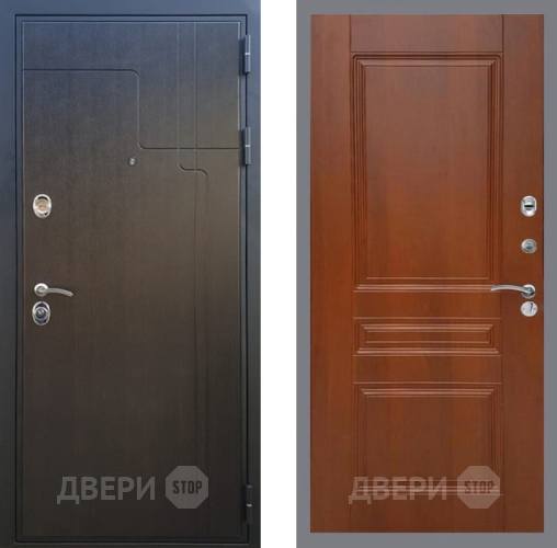 Входная металлическая Дверь Рекс (REX) Премиум-246 FL-243 Итальянский орех в Клине