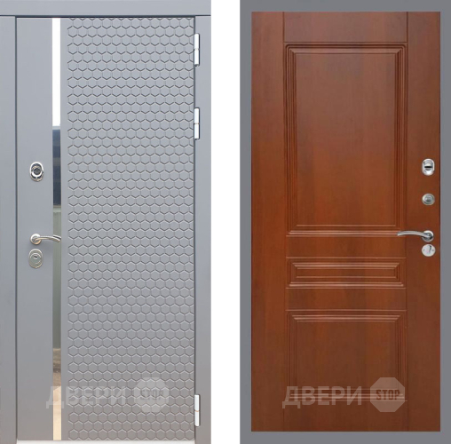Входная металлическая Дверь Рекс (REX) 24 FL-243 Итальянский орех в Клине