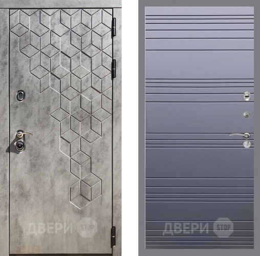 Дверь Рекс (REX) 23 Line Силк титан в Клине