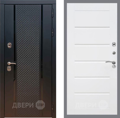 Входная металлическая Дверь Рекс (REX) 25 Сити Белый ясень в Клине