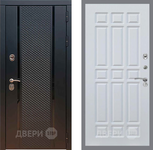 Входная металлическая Дверь Рекс (REX) 25 FL-33 Белый ясень в Клине