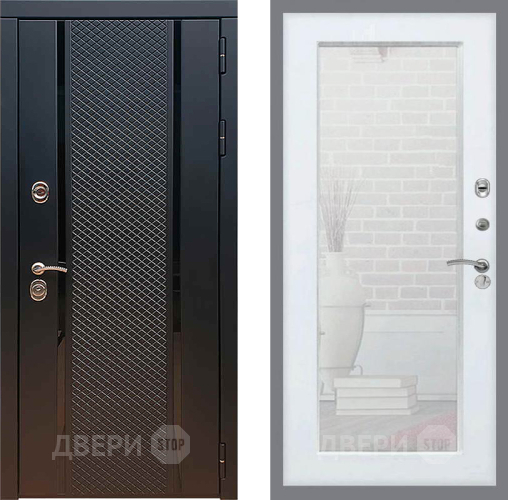 Дверь Рекс (REX) 25 Зеркало Пастораль Силк Сноу в Клине
