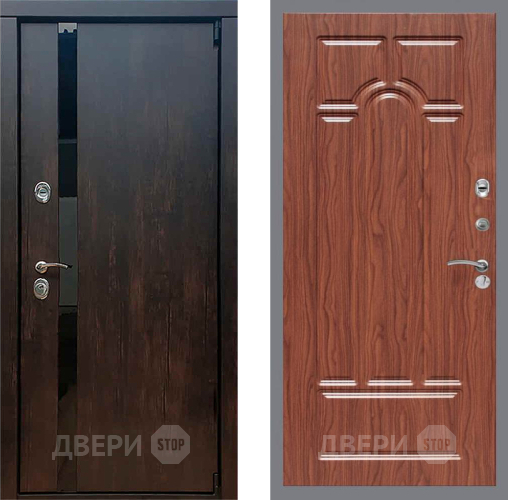Дверь Рекс (REX) 26 FL-58 орех тисненый в Клине