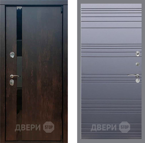 Входная металлическая Дверь Рекс (REX) 26 Line Силк титан в Клине