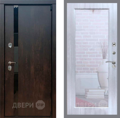 Дверь Рекс (REX) 26 Зеркало Пастораль Сандал белый в Клине