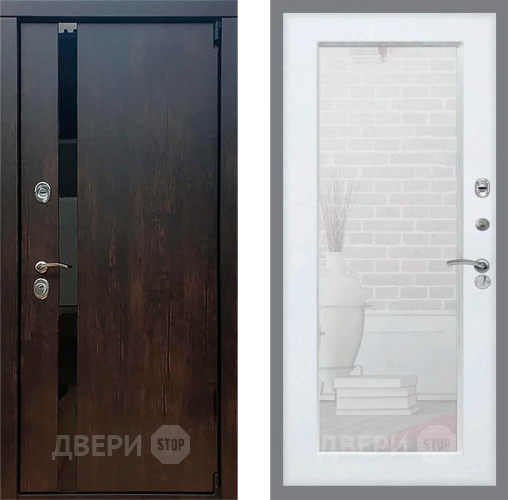 Дверь Рекс (REX) 26 Зеркало Пастораль Силк Сноу в Клине