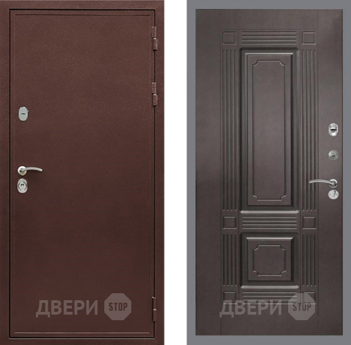 Дверь Рекс (REX) 5 металл 3 мм FL-2 Венге в Клине