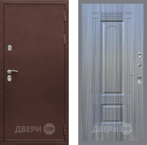 Дверь Рекс (REX) 5 металл 3 мм FL-2 Сандал грей в Клине