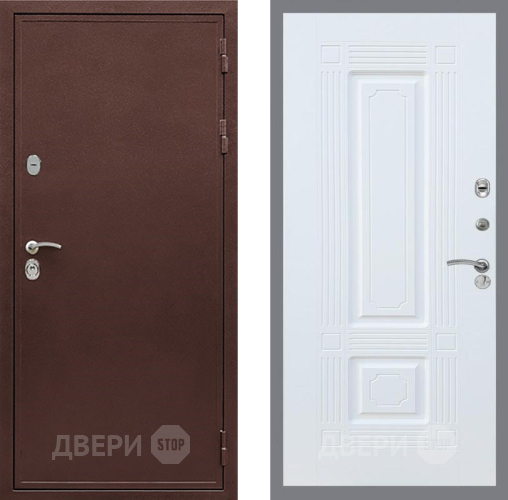 Дверь Рекс (REX) 5 металл 3 мм FL-2 Силк Сноу в Клине