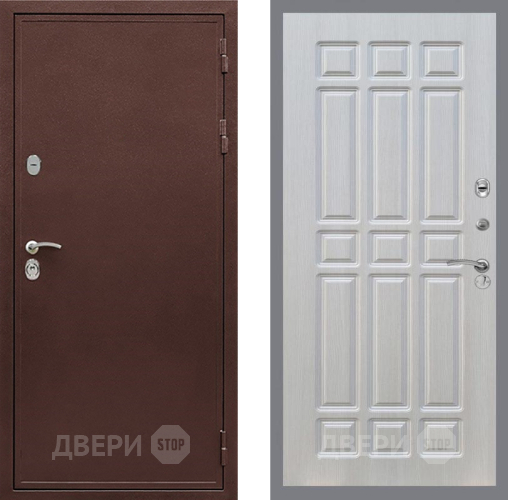 Дверь Рекс (REX) 5 металл 3 мм FL-33 Лиственница беж в Клине