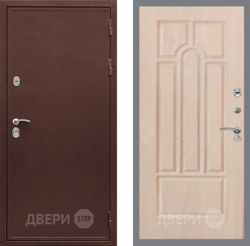 Входная металлическая Дверь Рекс (REX) 5 металл 3 мм FL-58 Беленый дуб в Клине