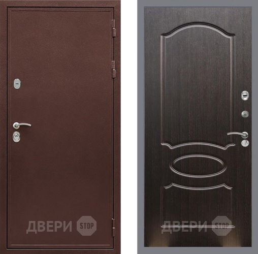 Дверь Рекс (REX) 5 металл 3 мм FL-128 Венге светлый в Клине