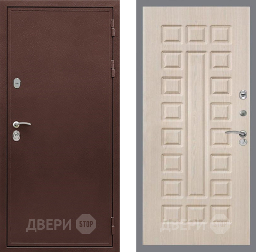 Дверь Рекс (REX) 5 металл 3 мм FL-183 Беленый дуб в Клине