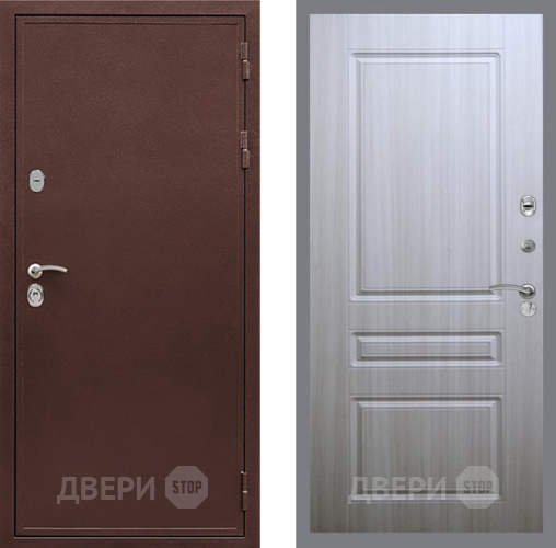 Входная металлическая Дверь Рекс (REX) 5 металл 3 мм FL-243 Сандал белый в Клине