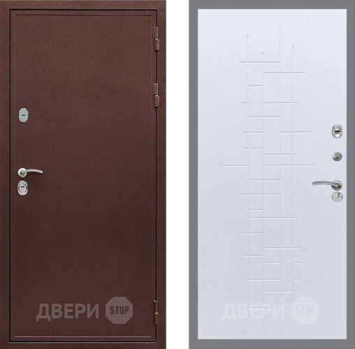 Дверь Рекс (REX) 5 металл 3 мм FL-289 Белый ясень в Клине